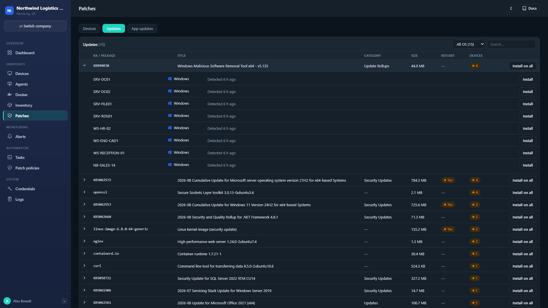 Patch management